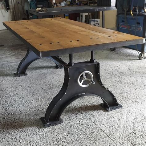 sheet metal legs|industrial dining table legs.